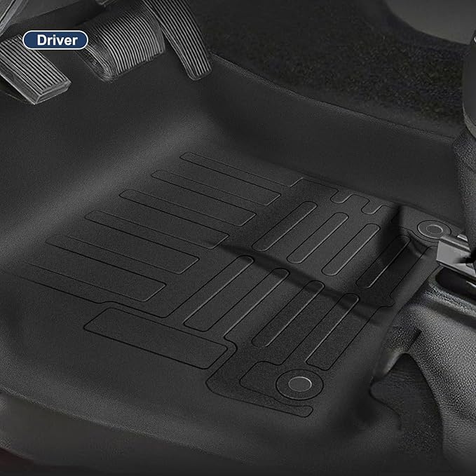 All-Weather Floor Mats FIT for RAM 2500/3500 Crew Cab 2019-2026 | Custom Fit 1st & 2nd Row Floor Liners Accessories, TPE