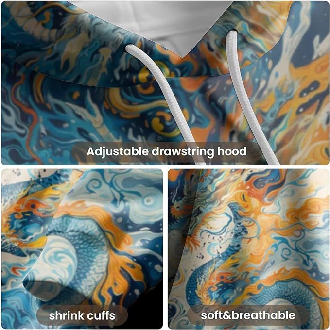 3D Printed Hoodie High Definition Graphic Comfortable and Stylish Unisex Breathable Fabrics Ideal for Casual Wear