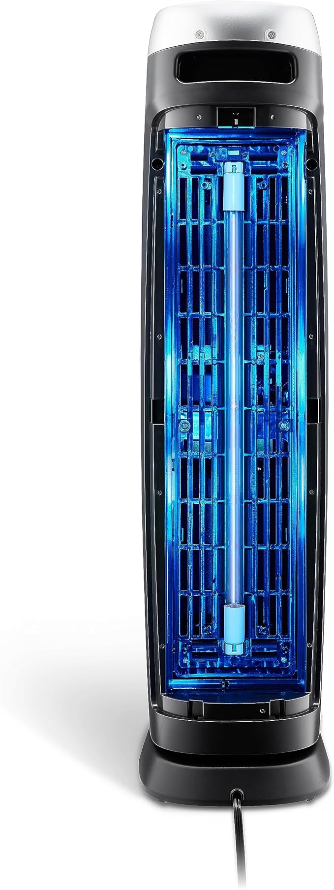 GermGuardian 5-In-1 HEPA Air Purifier for Home, Large Rooms Up To 915 Sq. Ft. with HEPA Pet Air Filter, UV-C Light & Odor Reduction, AC5250PT, 28" Tower, Gray