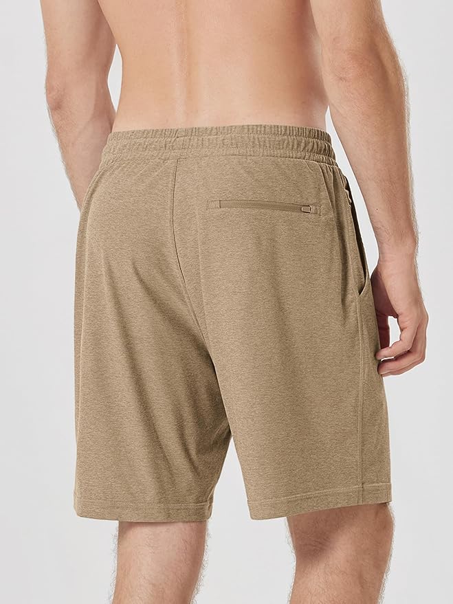 ODODOS Men's Performance Shorts 7" – Ultra Soft odSTRATUM Tech Everyday Shorts with Adjustable Waist and Secure Pockets