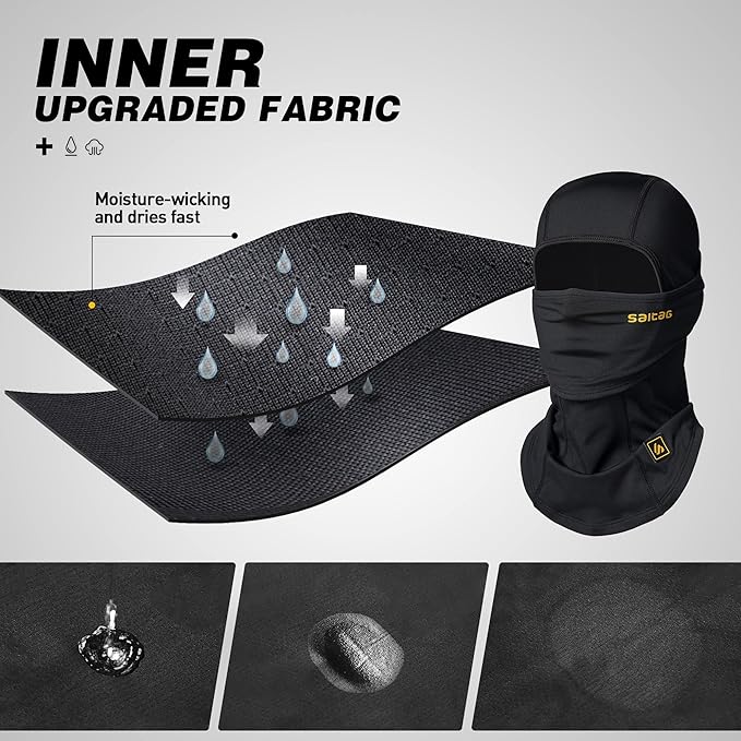 Balaclava Windproof Ski Mask Cold Weather Keep Warm Face Mask for Winter Motorcycling Ice Fishing Men