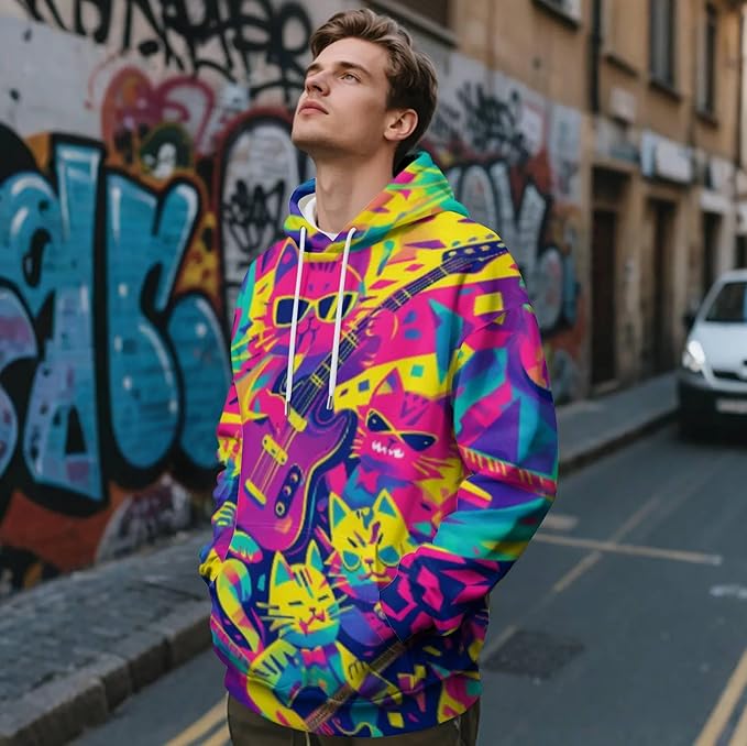 3D Printed Hoodie High Definition Graphic Comfortable and Stylish Unisex Breathable Fabrics Ideal for Casual Wear