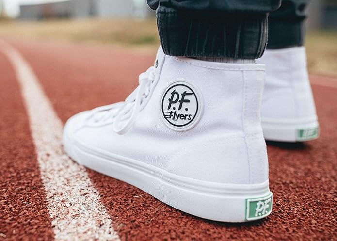 PF Flyers Center High Top Sneakers for Men and Women, Original Canvas Hi-Top Athletic Shoe, Unisex