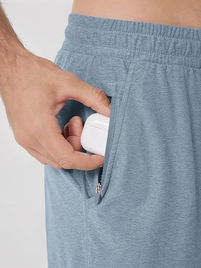 ODODOS Men's Performance Shorts 7" – Ultra Soft odSTRATUM Tech Everyday Shorts with Adjustable Waist and Secure Pockets