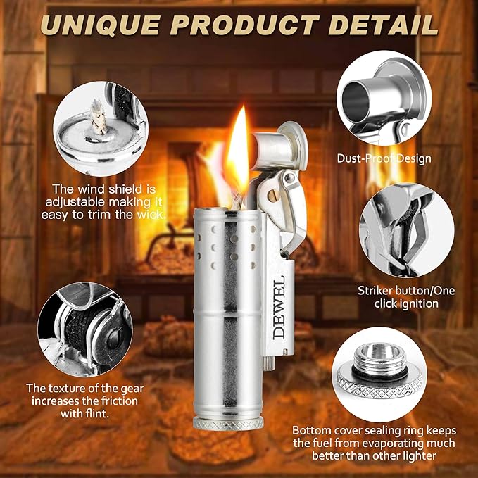 Pressure-Relief/Cool Lighter, Wheel Kerosene Lighter, Reusable Windproof Trench Lighter, Vintage Fine Copper Lighter, Classic Brass Lighter, Unique Birthday Gifts