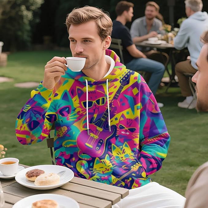 3D Printed Hoodie High Definition Graphic Comfortable and Stylish Unisex Breathable Fabrics Ideal for Casual Wear