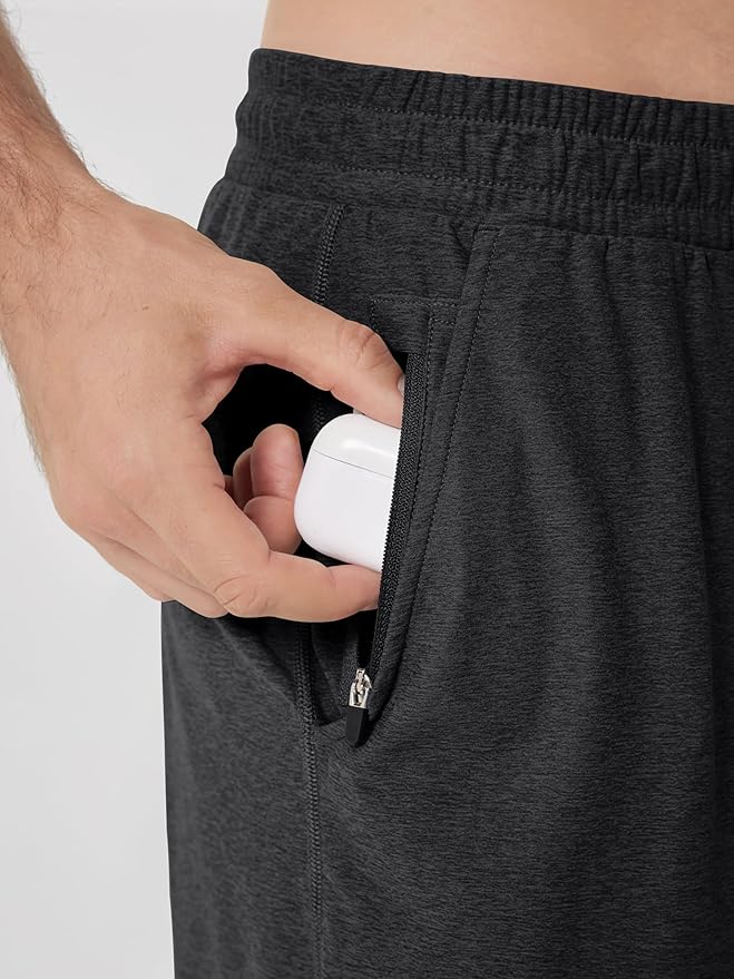 ODODOS Men's Performance Shorts 7" – Ultra Soft odSTRATUM Tech Everyday Shorts with Adjustable Waist and Secure Pockets