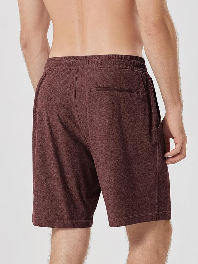 ODODOS Men's Performance Shorts 7" – Ultra Soft odSTRATUM Tech Everyday Shorts with Adjustable Waist and Secure Pockets