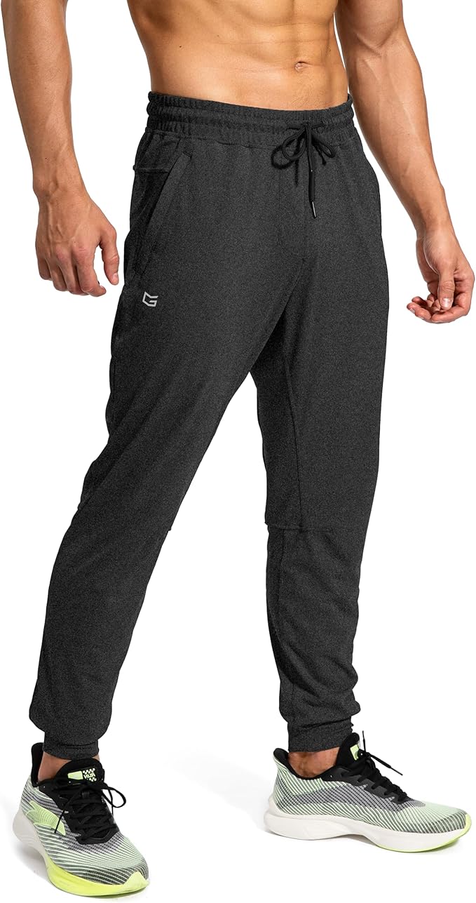 G Gradual Men's Sweatpants with Zipper Pockets Athletic Pants Traning Track Pants Joggers for Men Soccer, Running, Workout