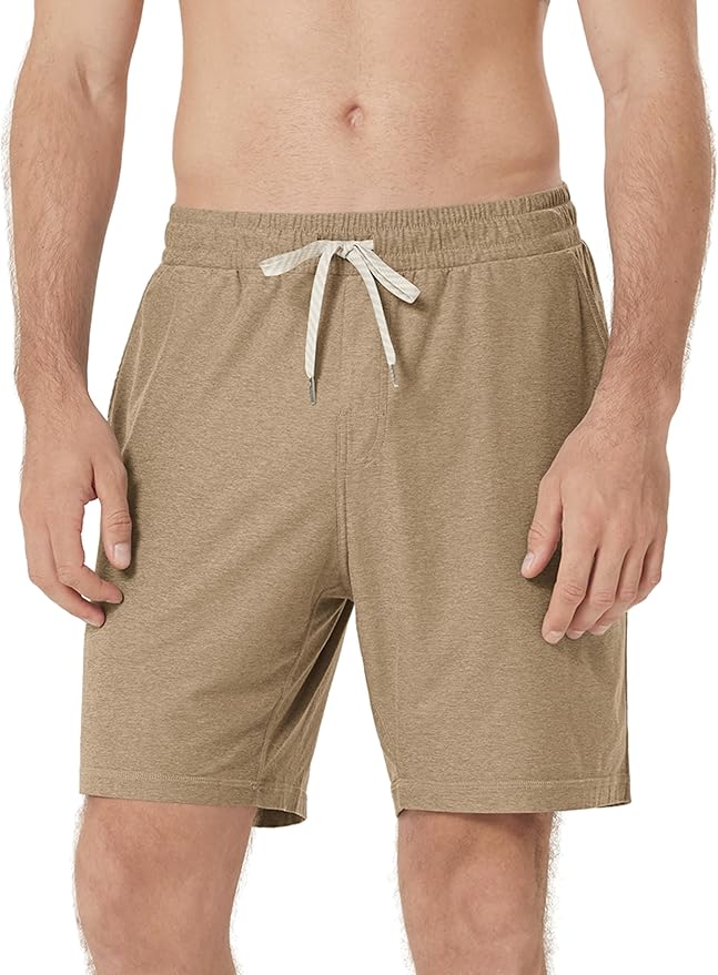 ODODOS Men's Performance Shorts 7" – Ultra Soft odSTRATUM Tech Everyday Shorts with Adjustable Waist and Secure Pockets
