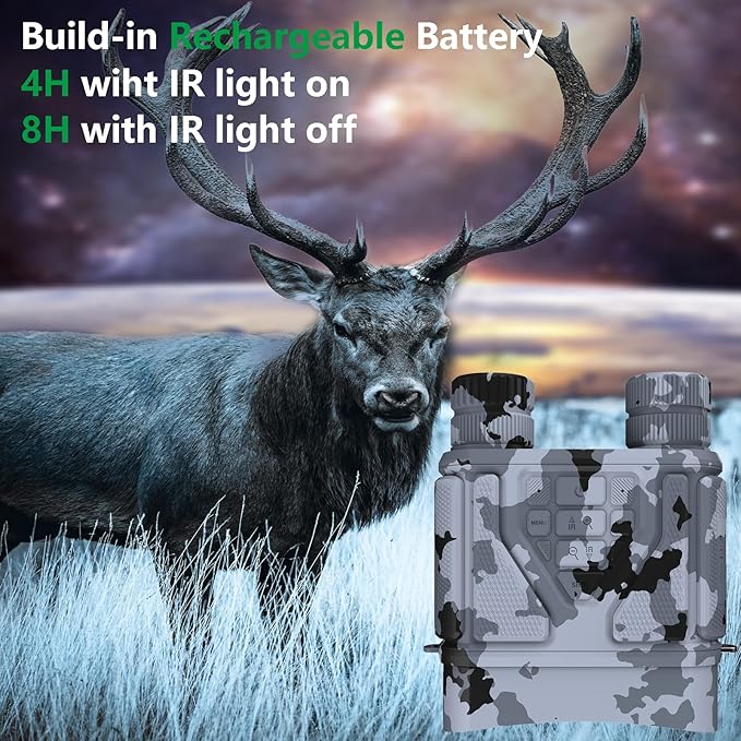Night Vision Goggles Night Vision Binoculars for Total Darkness,Best Gifts for Men Him Dad Husband Boyfriend, Gear for Hunting and Camping