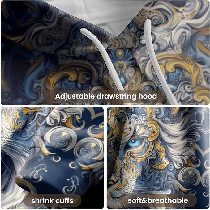 3D Printed Hoodie High Definition Graphic Comfortable and Stylish Unisex Breathable Fabrics Ideal for Casual Wear