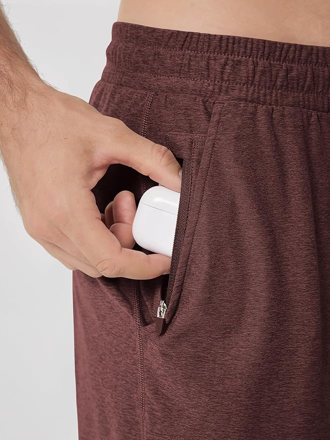 ODODOS Men's Performance Shorts 7" – Ultra Soft odSTRATUM Tech Everyday Shorts with Adjustable Waist and Secure Pockets