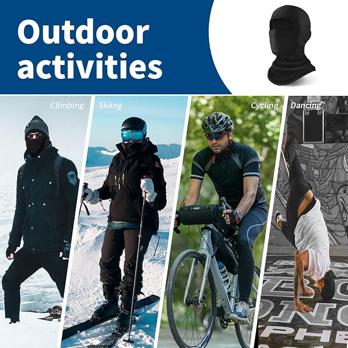 YESLIFE Balaclava Ski Mask for Men and Women, Winter Face Mask, Shiesty for Skiing, Snowboarding & Motorcycle