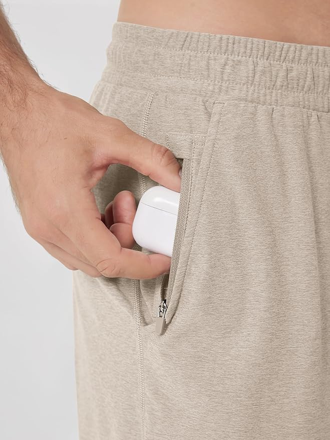 ODODOS Men's Performance Shorts 7" – Ultra Soft odSTRATUM Tech Everyday Shorts with Adjustable Waist and Secure Pockets