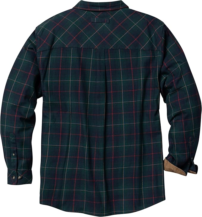Legendary Whitetails Men's Flannel Shirt Long Sleeve Button Down 100% Cotton