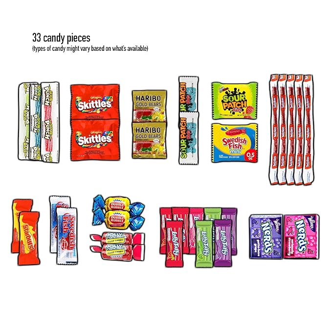 CRAVEBOX Snack Box (100 Count) Valentines Variety Pack Care Package Gift Basket Adult Kid Guy Girl Women Men Birthday College Student Office College Back to School