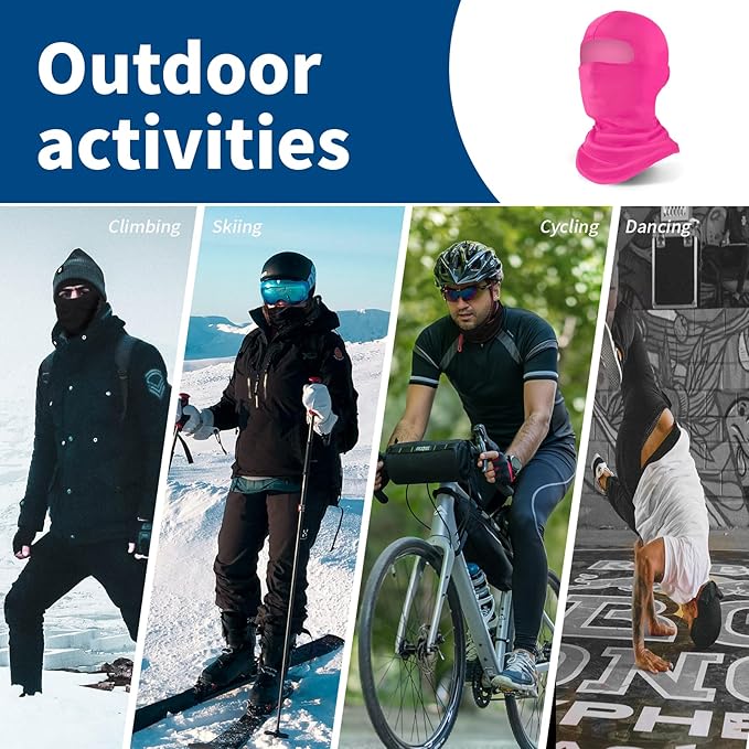 YESLIFE Balaclava Ski Mask for Men and Women, Winter Face Mask, Shiesty for Skiing, Snowboarding & Motorcycle