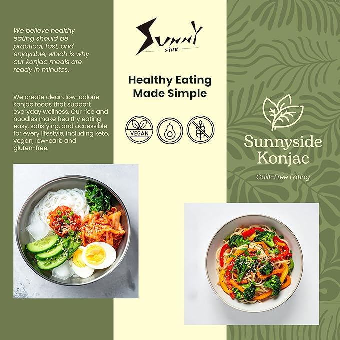 Ketoslim Mo High Fiber Konjac Noodles 2 Pack – Keto, Vegan, Paleo, Low Carb, Sugar-Free & Gluten-Free (10)