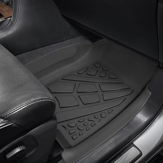 KARPAL Floor Mats for 2001-2007 Chevy Silverado/GMC Sierra 1500/2500/3500 (Only Fit Extended Cab Classic Body Style), All-Weather TPE Custom Fit Floor Liners Car Accessories