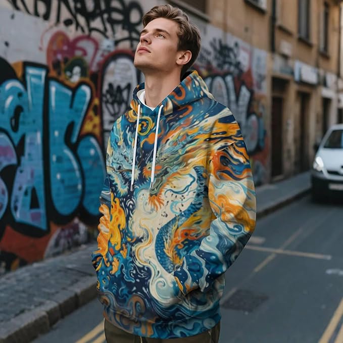 3D Printed Hoodie High Definition Graphic Comfortable and Stylish Unisex Breathable Fabrics Ideal for Casual Wear