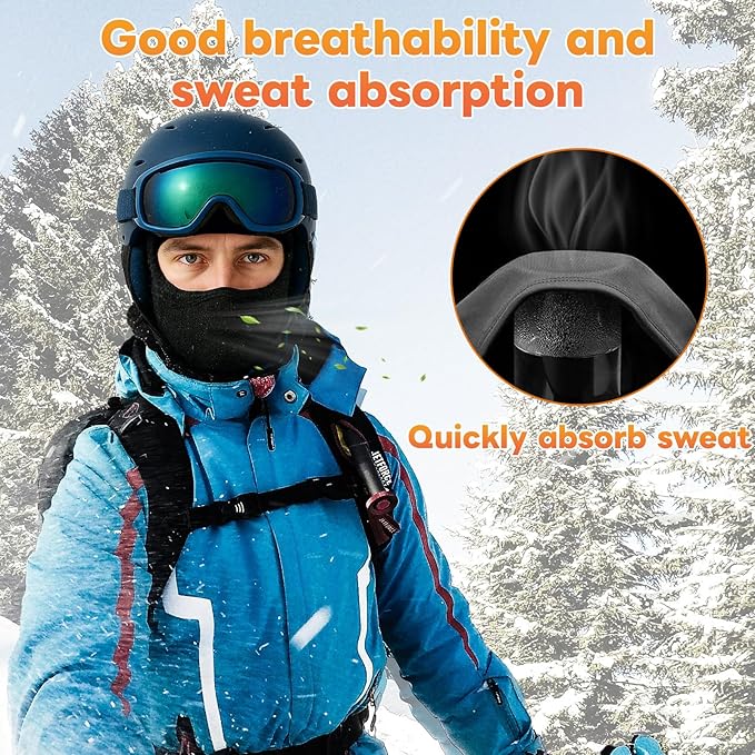 ShinHye Balaclava Ski Mask for Men & Women, Winter Face Mask Cold Weather Windproof Thermal Motorcycle Snowboard Cycling