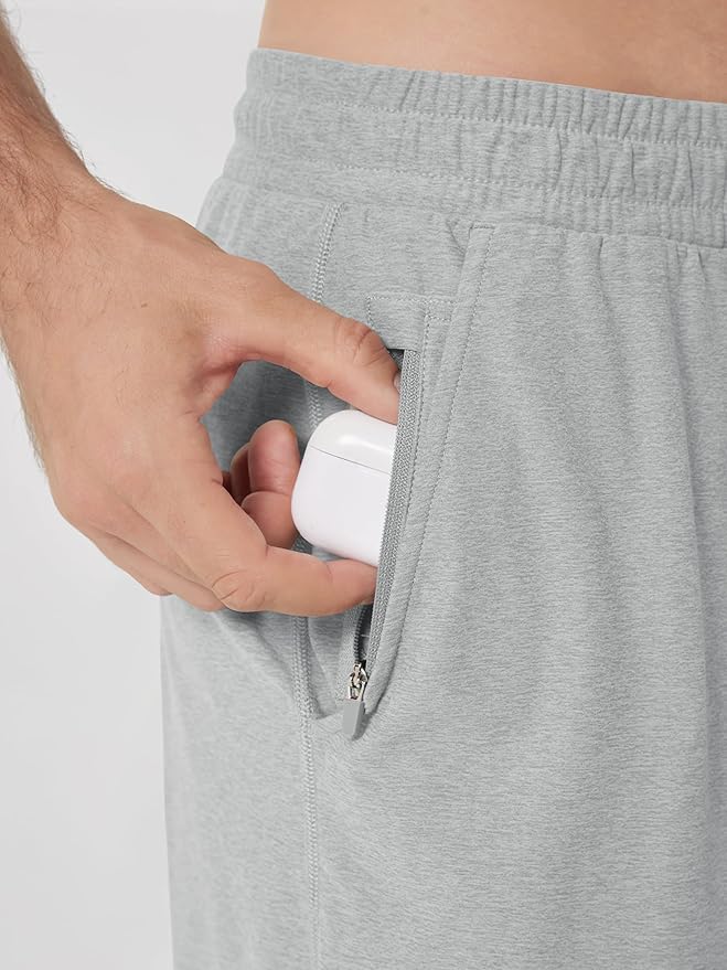 ODODOS Men's Performance Shorts 7" – Ultra Soft odSTRATUM Tech Everyday Shorts with Adjustable Waist and Secure Pockets
