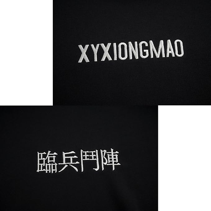 XYXIONGMAO Streetwear Techwear Hoodie Tactical Mens Black Urban Hip Hop Japanese Sweatshirt