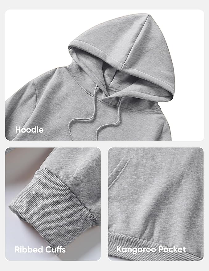 JMIERR Mens Casual Cotton Hooded Collar Drawstring Hoodies Pullover Sweatshirts Casual Long Sleeve Shirts
