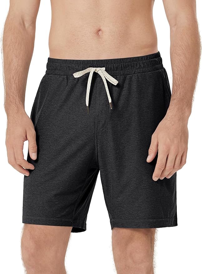 ODODOS Men's Performance Shorts 7" – Ultra Soft odSTRATUM Tech Everyday Shorts with Adjustable Waist and Secure Pockets