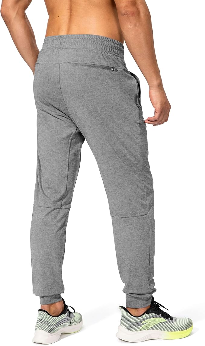 G Gradual Men's Sweatpants with Zipper Pockets Athletic Pants Traning Track Pants Joggers for Men Soccer, Running, Workout