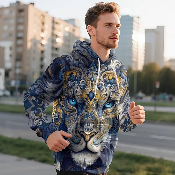3D Printed Hoodie High Definition Graphic Comfortable and Stylish Unisex Breathable Fabrics Ideal for Casual Wear