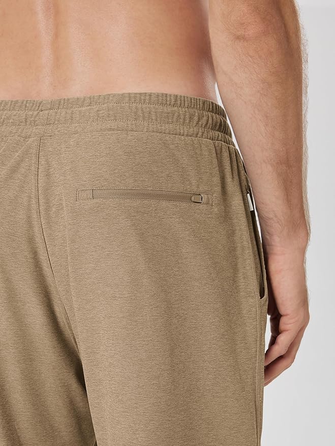 ODODOS Men's Performance Shorts 7" – Ultra Soft odSTRATUM Tech Everyday Shorts with Adjustable Waist and Secure Pockets