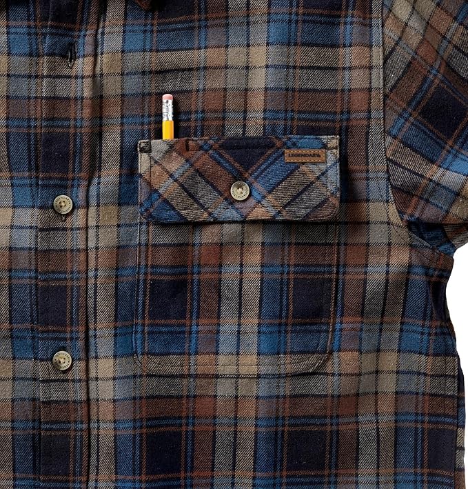 Legendary Whitetails Men's Flannel Shirt Long Sleeve Button Down 100% Cotton