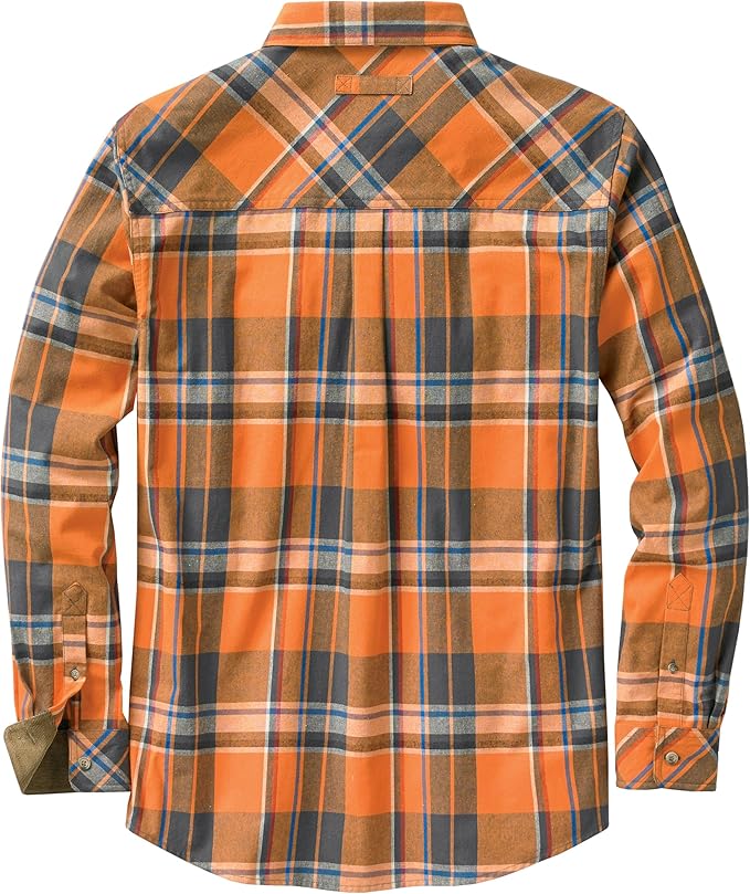 Legendary Whitetails Men's Flannel Shirt Long Sleeve Button Down 100% Cotton
