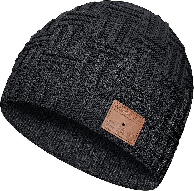 Bluetooth Beanie,Wireless Beanie Headphones Hat Unique Christmas Tech Gifts for Men Women Teen Boys Girls Stocking Stuffers