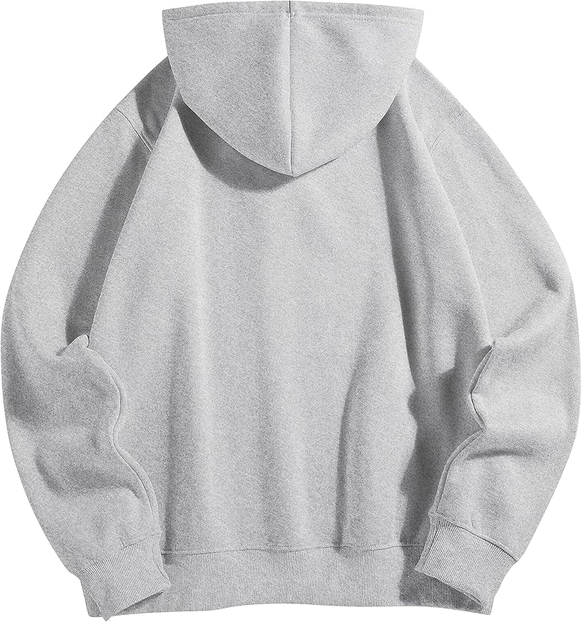 ZAFUL Men's Drawstring Hooded Sweatshirt Unisex Long Sleeve Hoodies Sweatshirts Casual Pullover