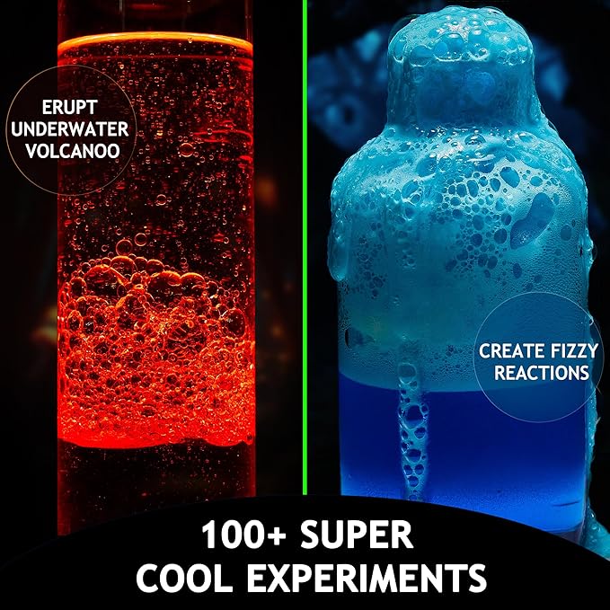 Japace 100+ Experiments Science Kit for Kids, Cool Boy Christmas Birthday Gift Ideas, Chemistry and Physics Set STEM Toys for Boys Girls