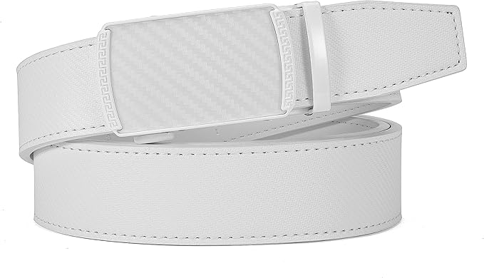CHAOREN Mens Belt Leather Ratchet Belt - Customizable Fit, Effortless Style (35mm)