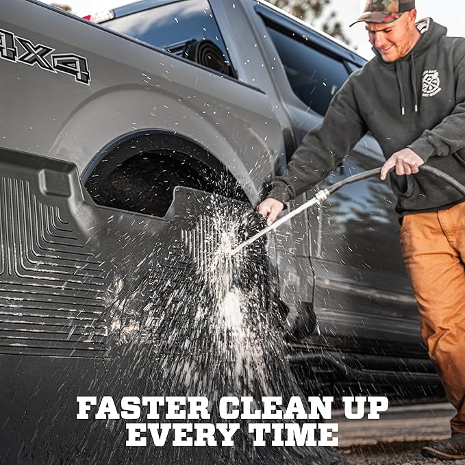 Husky Liners Weatherbeater Floor Mats | Fits 2016 - 2020 Chevrolet Cruze | Front & 2nd Row, 3-pc Black - 99161