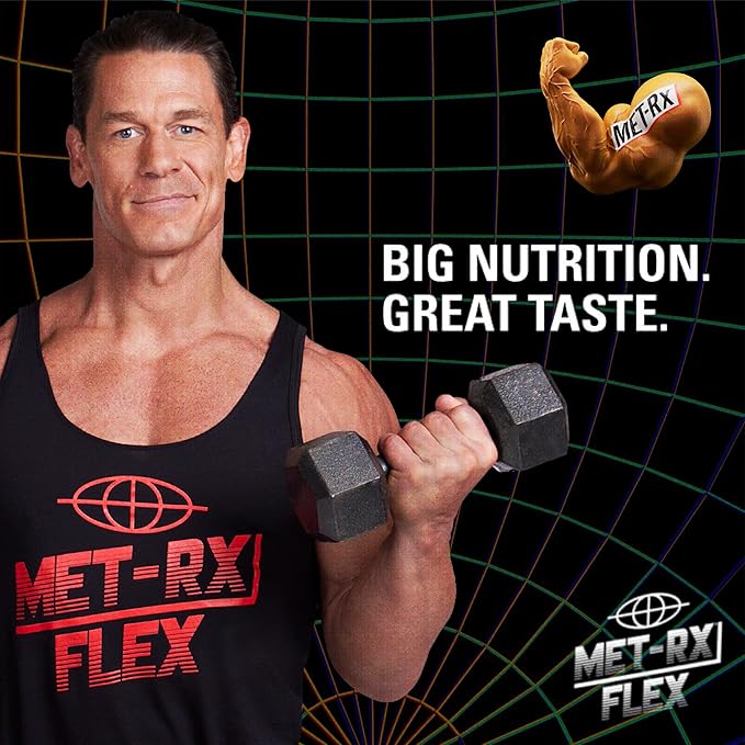 MET-Rx Big 100 Colossal Protein Bars, Blueberry Cobbler, Meal Replacement Bars, 4 Count