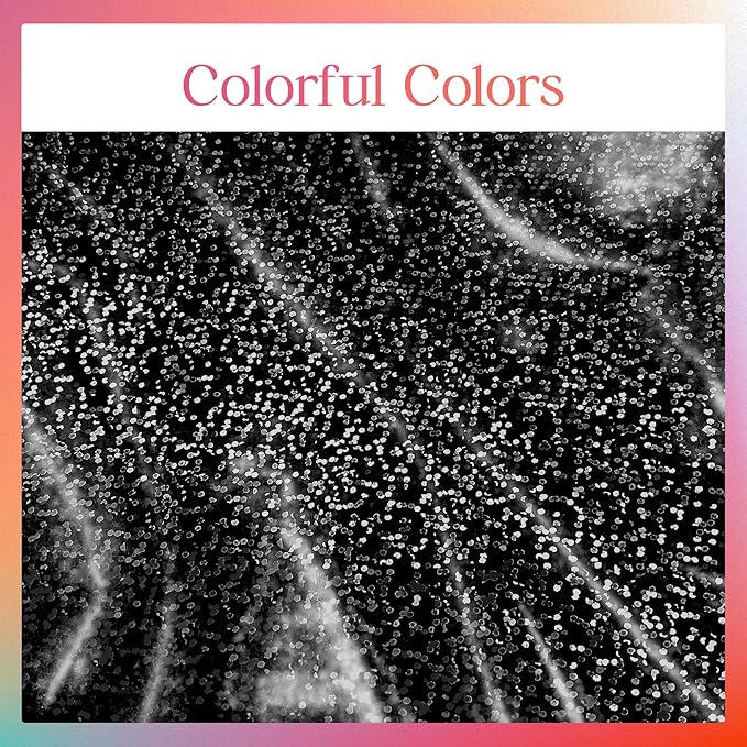 Black & Green Holographic Tablecloth 40" x 108" Hot Pink Party Decoration Valentine's Day Birthday Party Table Decor Iridescence Plastic Table Cloth for Halloween Baby Shower
