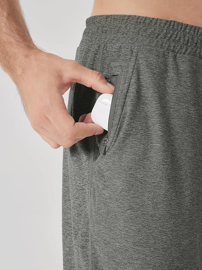 ODODOS Men's Performance Shorts 7" – Ultra Soft odSTRATUM Tech Everyday Shorts with Adjustable Waist and Secure Pockets