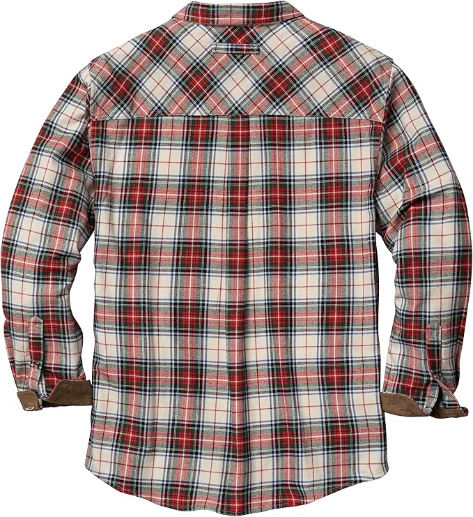 Legendary Whitetails Men's Flannel Shirt Long Sleeve Button Down 100% Cotton
